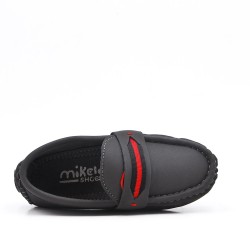 Mocassin enfant frange