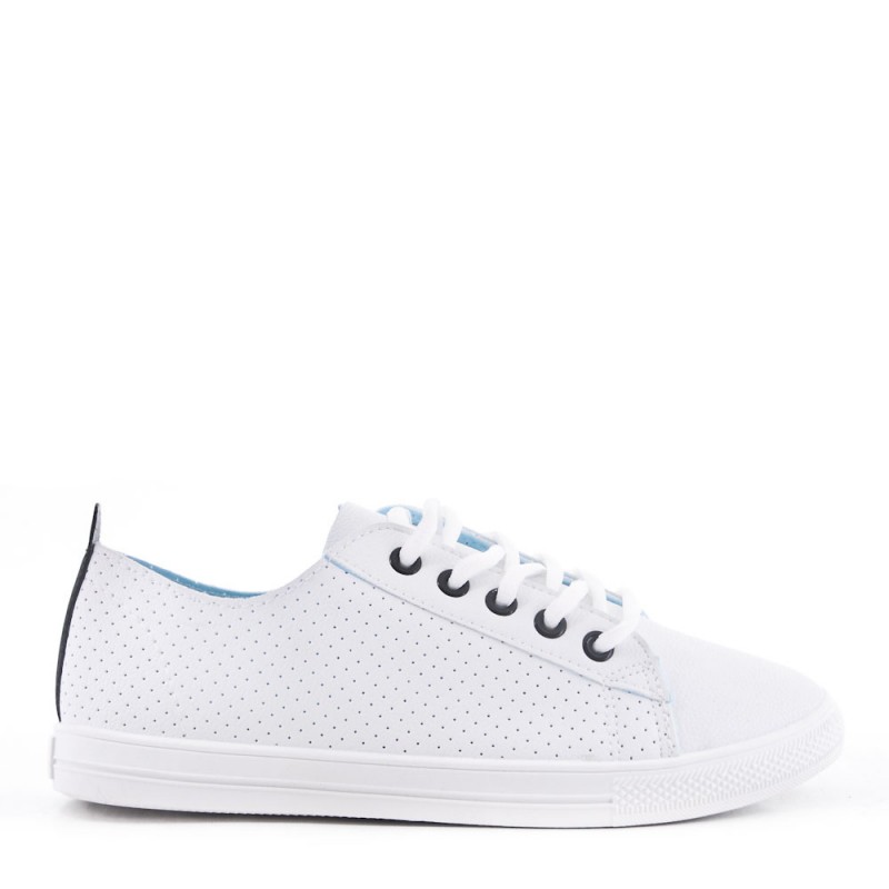 women's white faux leather sneakers