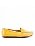 Patent moccasin for women