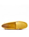 Patent moccasin for women