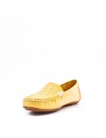 Patent moccasin for women