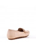 Moccasin in faux suede