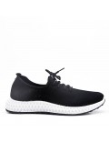 Men's textile lace-up basket