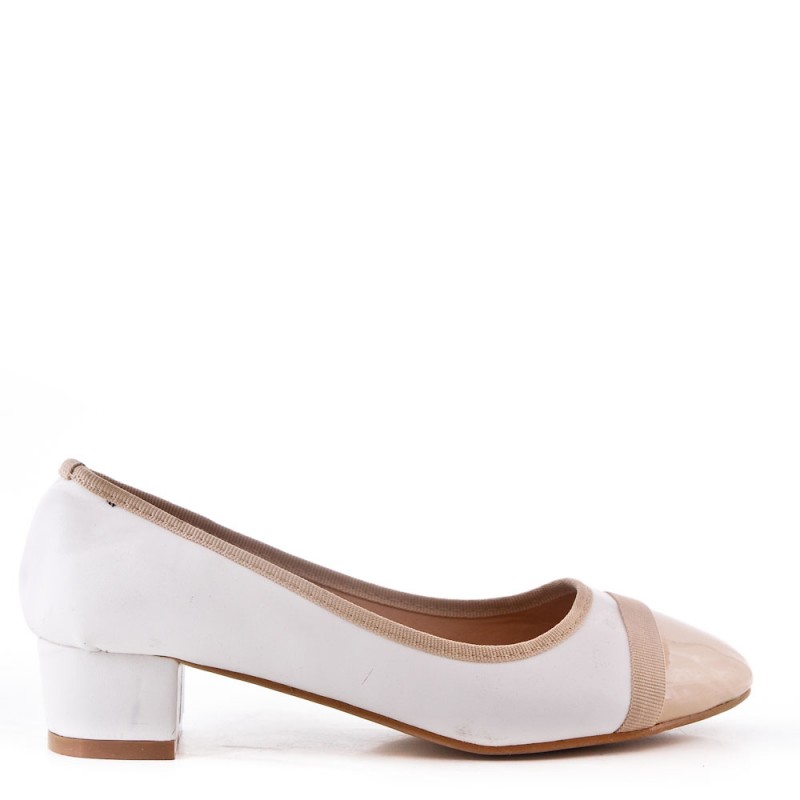 chaussure beige a talon