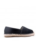 Faux Suede espadrilles in material mix for women