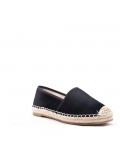 Faux Suede espadrilles in material mix for women