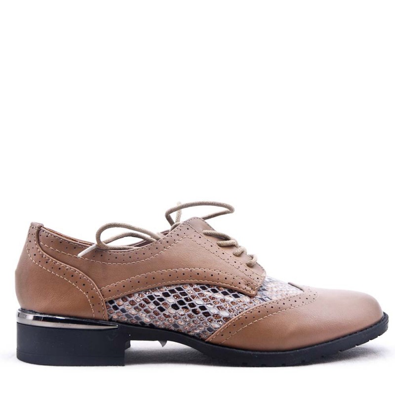 faux leather oxfords womens