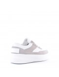 Women's faux leather sneaker