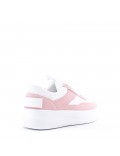 Women's faux leather sneaker