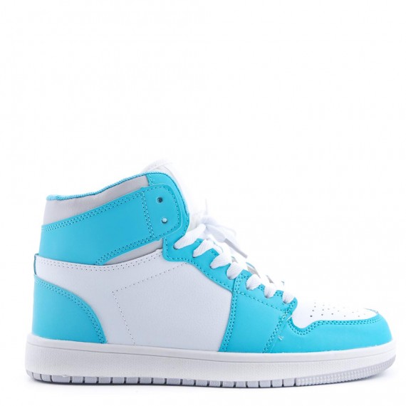 Women's faux leather sneaker