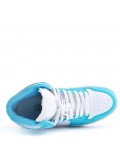 Women's faux leather sneaker