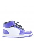 Women's faux leather sneaker