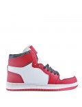 Women's faux leather sneaker