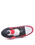 Women's faux leather sneaker