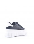 Basket en simili cuir pour femme