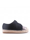 Espadrilles en simili daim pour femme