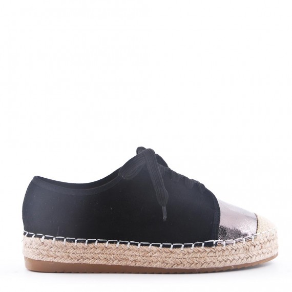 Espadrilles en simili daim pour femme