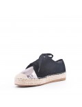 Espadrilles en simili daim pour femme