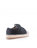 Espadrilles en simili daim pour femme