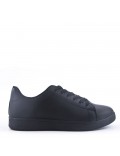 Women's faux leather sneaker