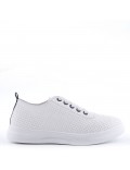 Women's faux leather sneaker