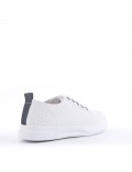 Women's faux leather sneaker