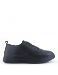 Women's faux leather sneaker