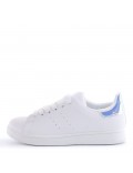 Women's faux leather sneaker