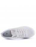 Women's faux leather sneaker