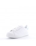 Women's faux leather sneaker