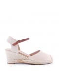 Espadrilles en simili daim pour femme