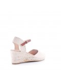 Espadrilles en simili daim pour femme