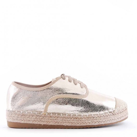 Espadrilles en mix matière pour femme