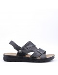 Man sandal in faux leather