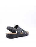 Man sandal in faux leather