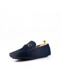 Men's suede moccasin leather with buckle