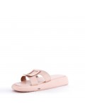 Women's flip flops in imitation leather