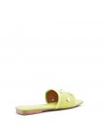 Women's flip flops in imitation leather