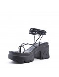 Composite sandal with platform