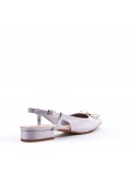 Sandal in mixed materials for women