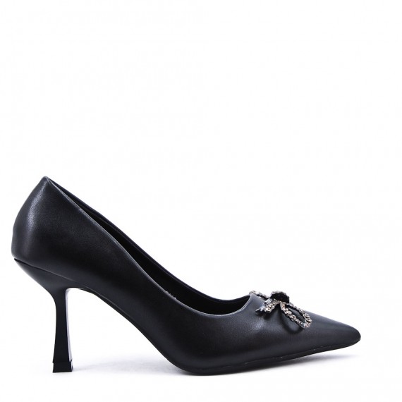 Escarpins talon moyen en simili cuir pour femme