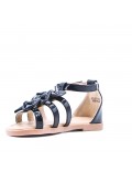 Sandale fille en simili cuir