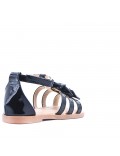 Sandale fille en simili cuir