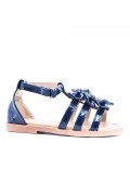 Sandale fille en simili cuir