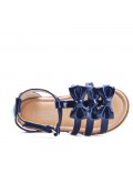 Sandale fille en simili cuir