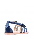 Sandale fille en simili cuir