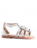 Sandale fille en simili cuir