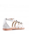 Sandale fille en simili cuir