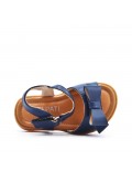 Girl's faux leather sandal