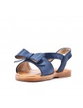 Girl's faux leather sandal